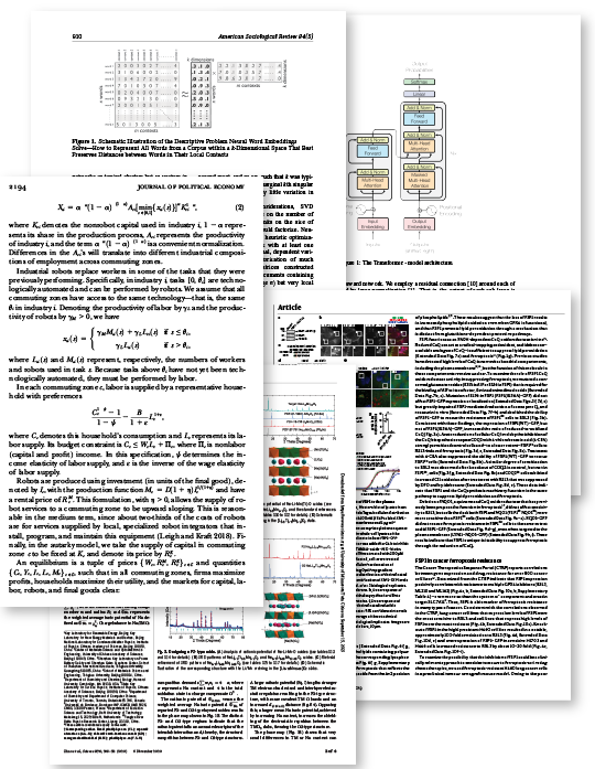 Papers dataset visualization